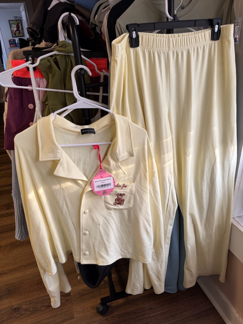 White Fox Pajama Set - Picture 7 of 7